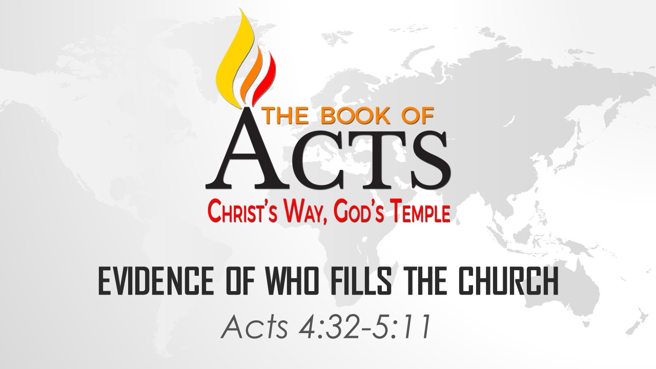 Evidence of Who Fills the Church
