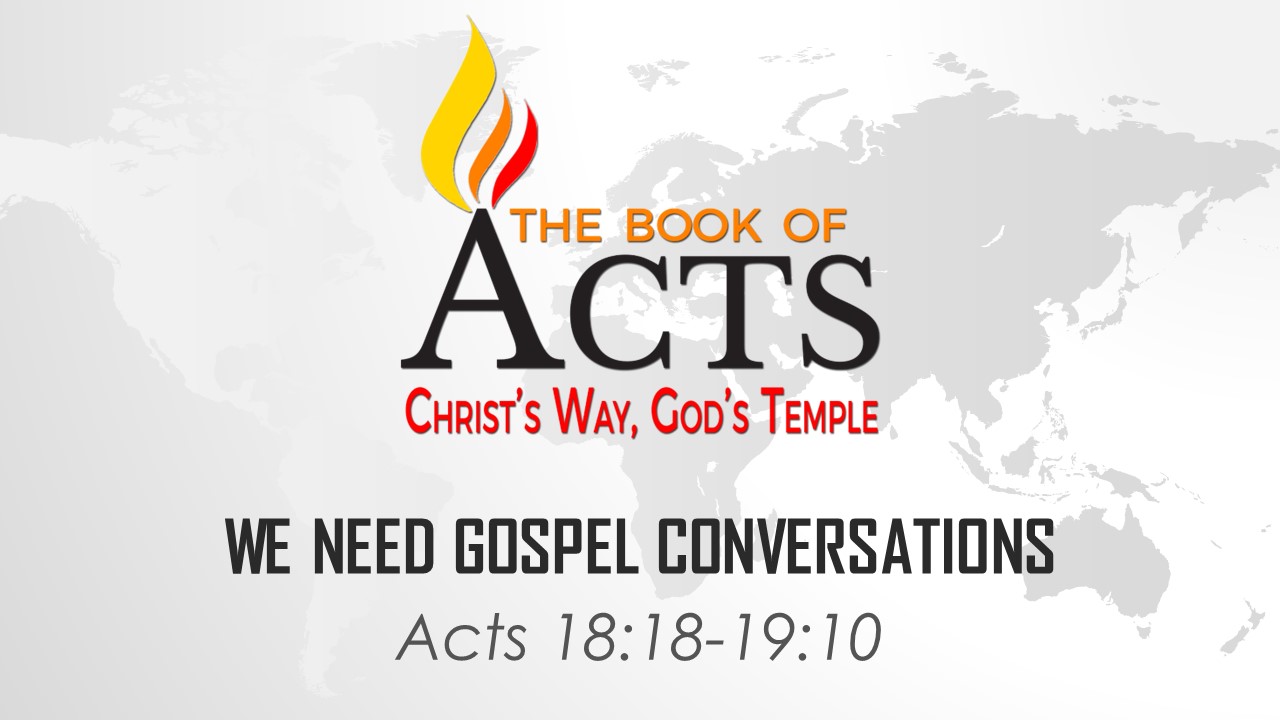 We Need Gospel Conversations
