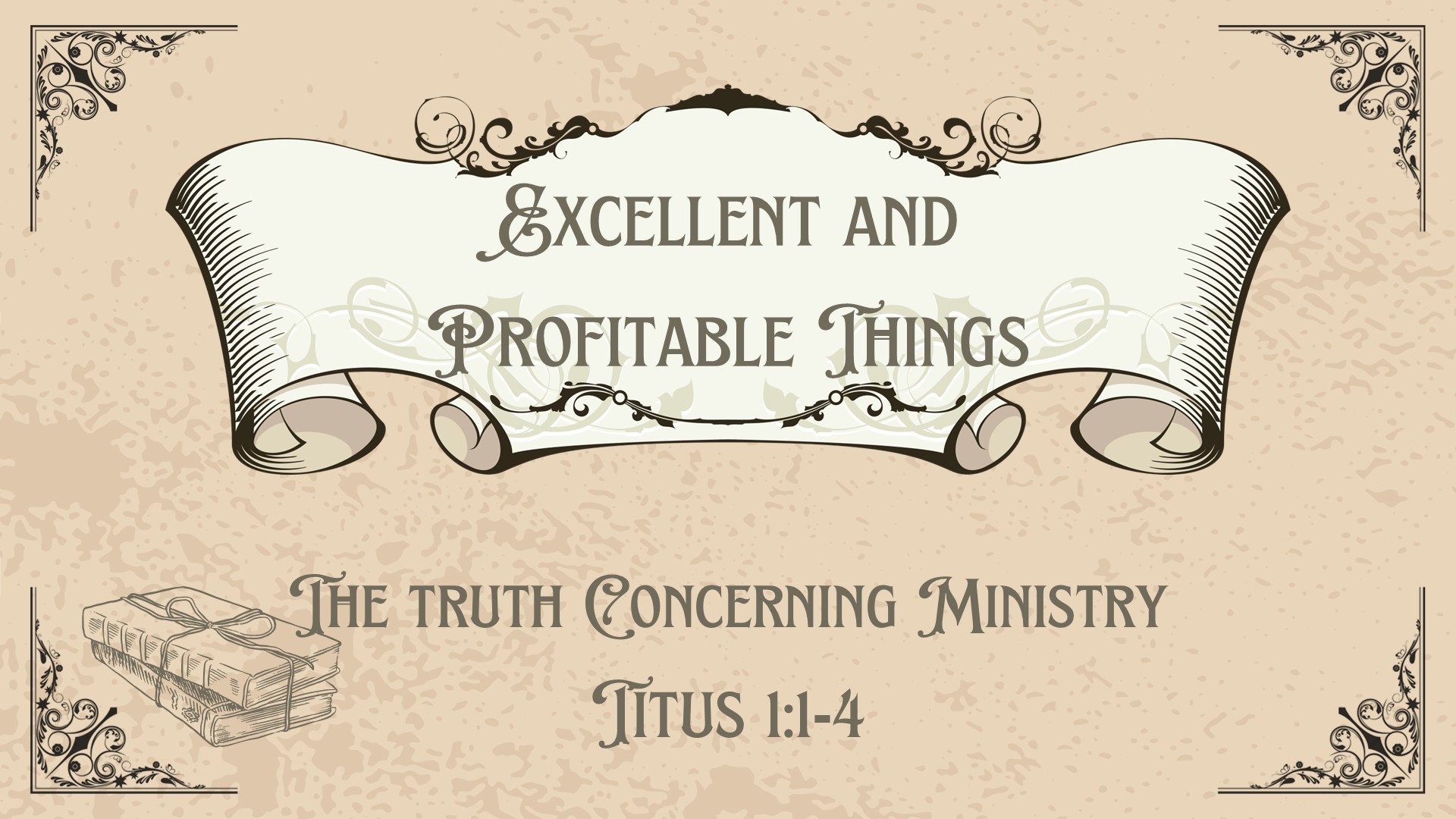 The Truth Concerning Ministry