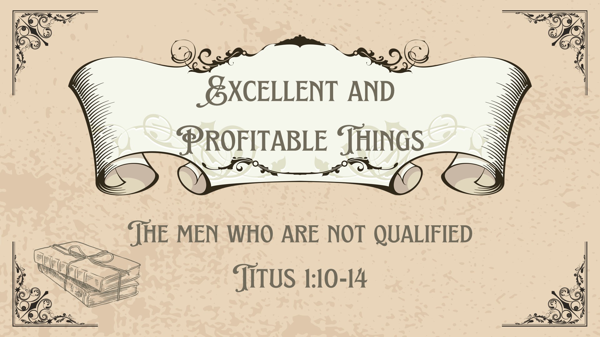 The Men Who are Not Qualified