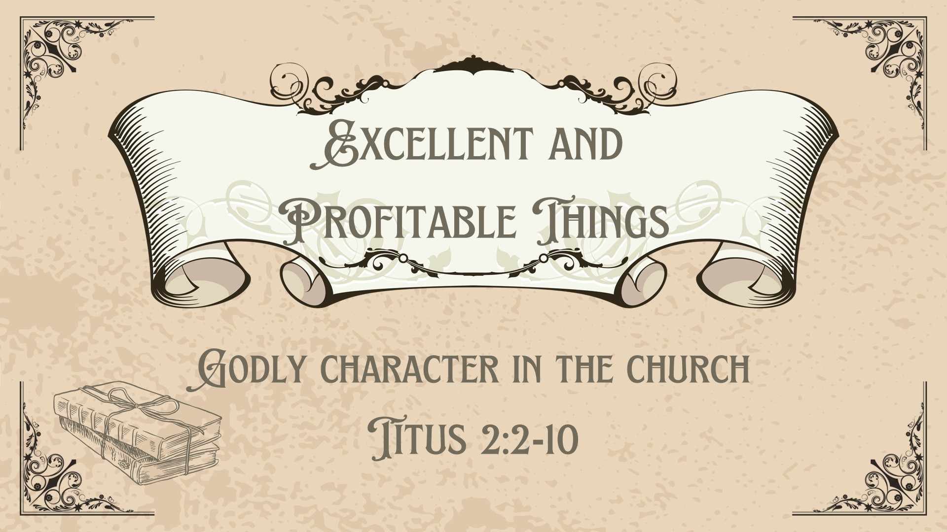 Godly Character in the Church
