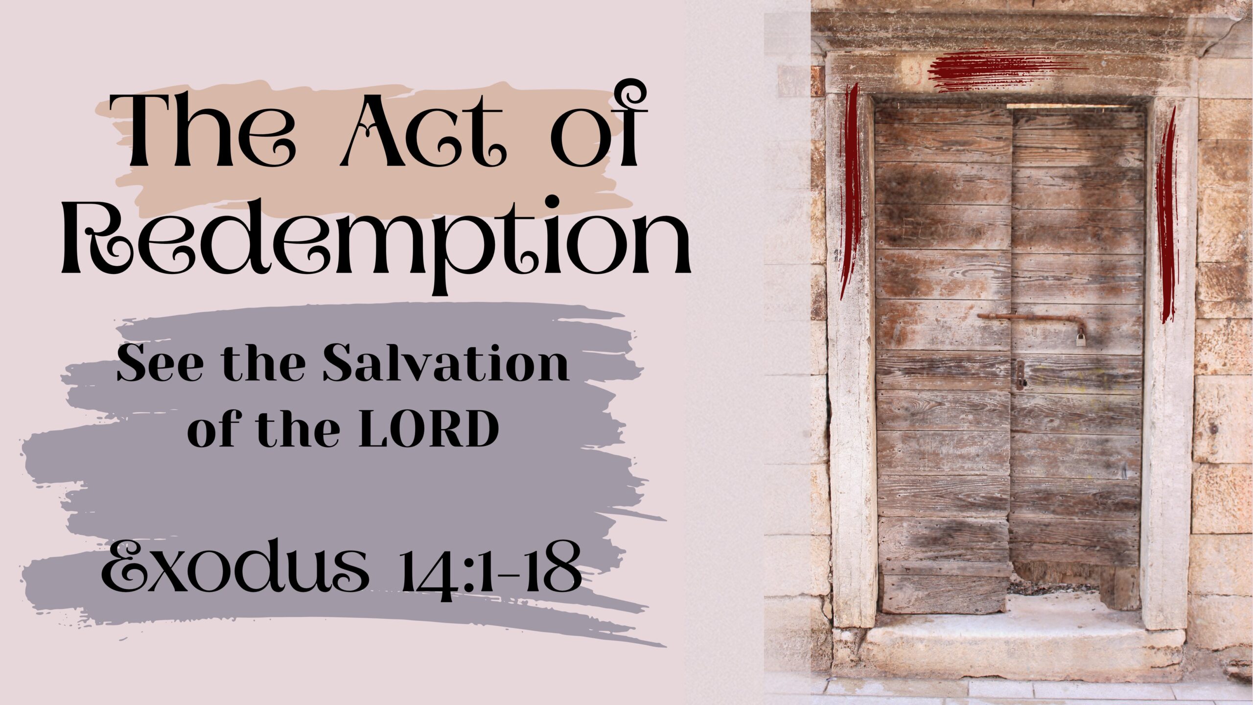 See the Salvation of the LORD
